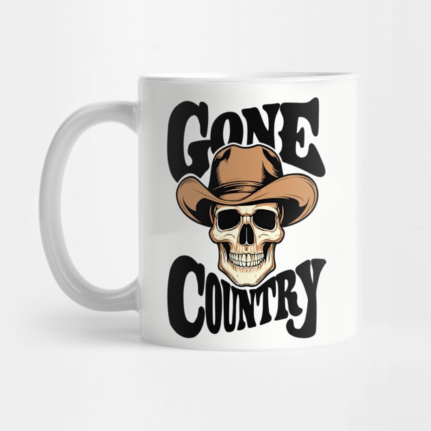 Gone Country Outlaw Western Cowboy by Anticorporati